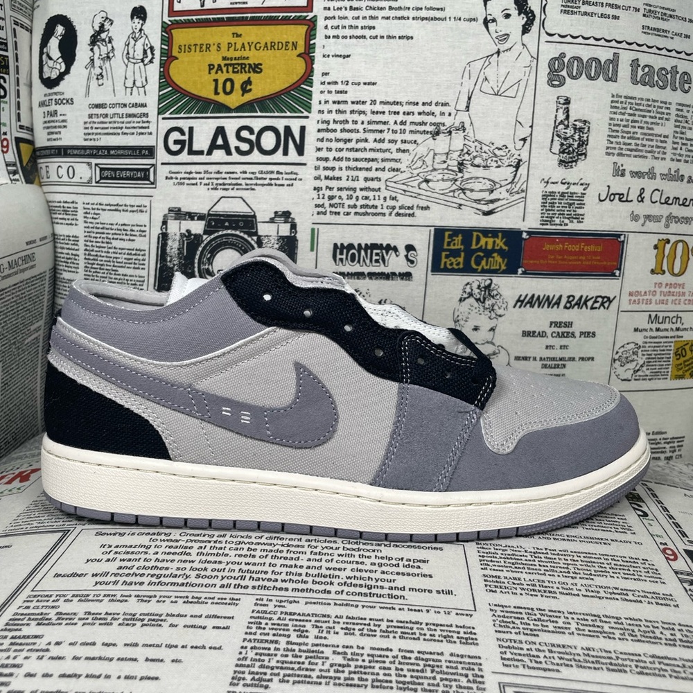 Nike Air Jordan 1 Low SE ‘Craft - Cement Gray’ Men Size 11 DZ4135-002